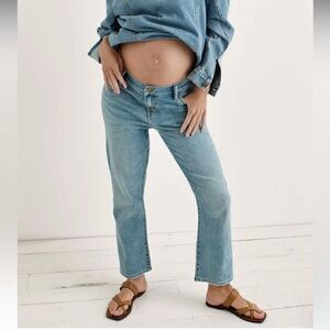 Hatch crop maternity jeans 26